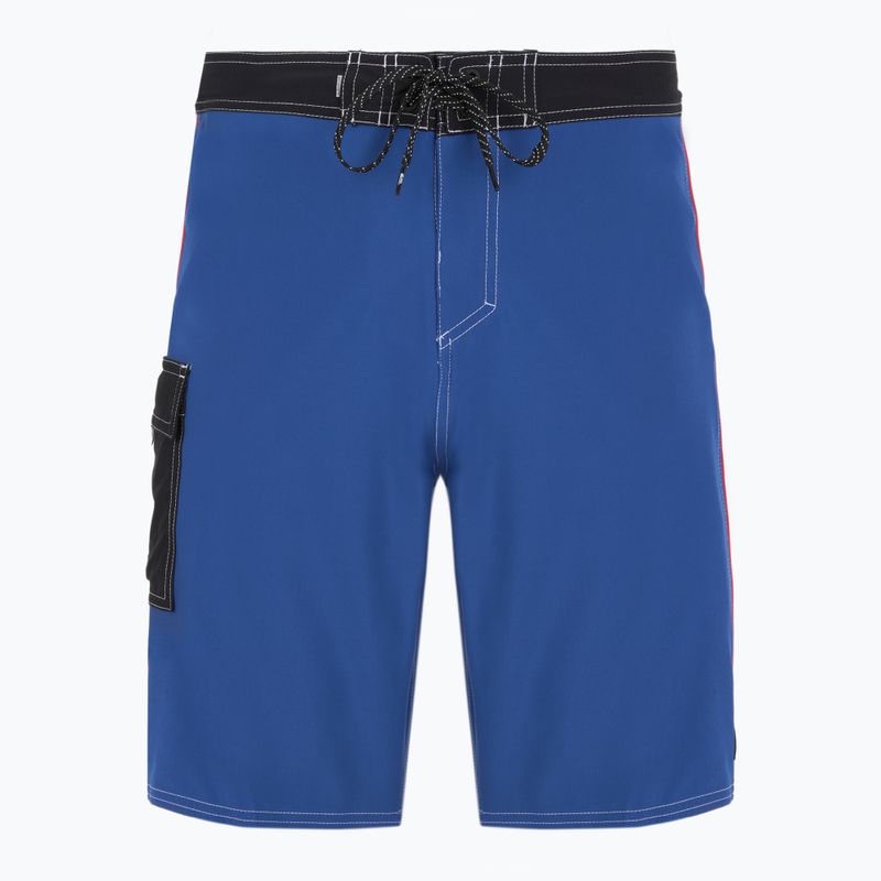 Quiksilver men's Saturn Solid 21" Monaco Blue swim shorts 6