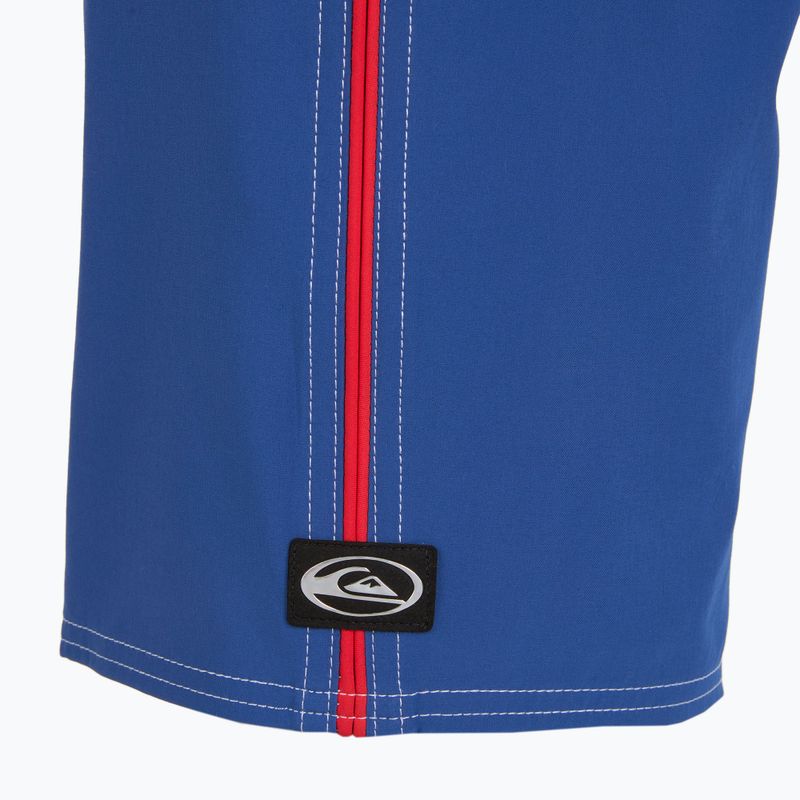 Quiksilver men's Saturn Solid 21" Monaco Blue swim shorts 8