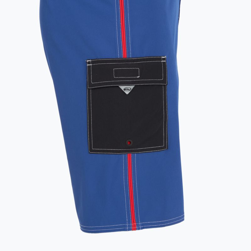 Quiksilver men's Saturn Solid 21" Monaco Blue swim shorts 9