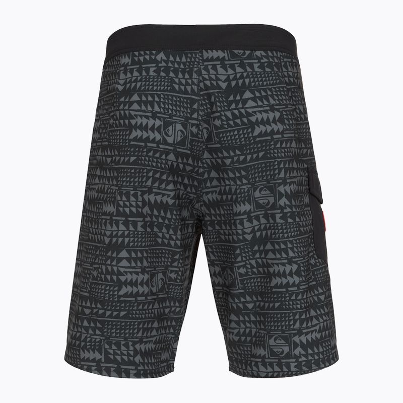 Men's Quiksilver Surfsilk Hawaii 21" Swim Shorts Black 2