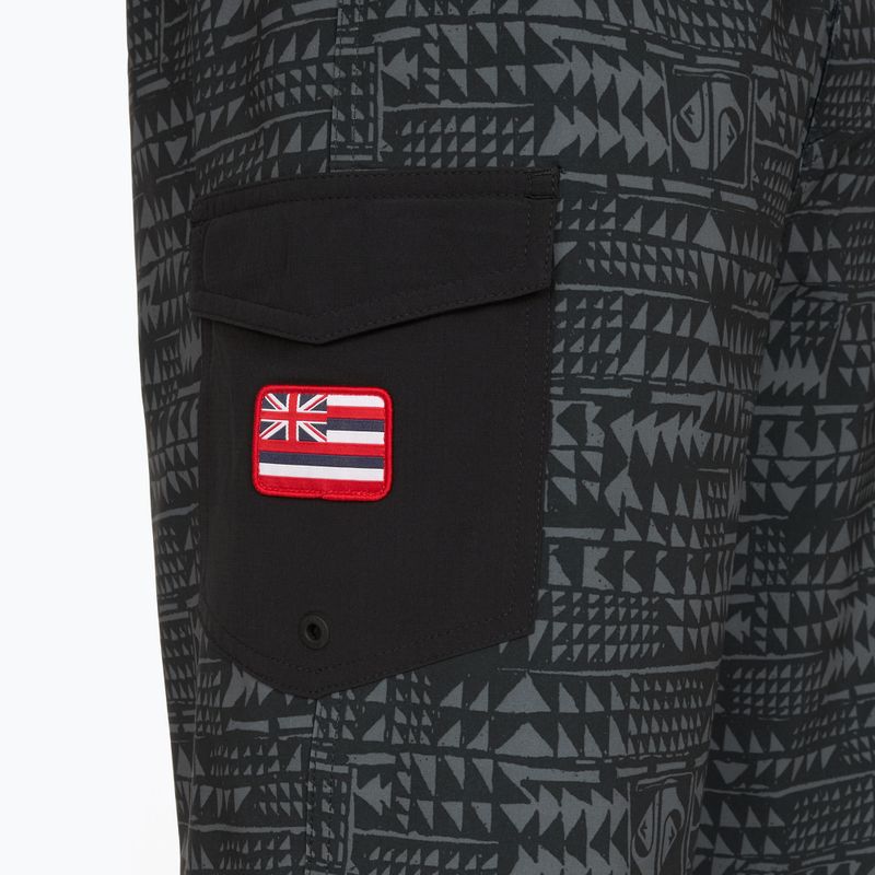 Men's Quiksilver Surfsilk Hawaii 21" Swim Shorts Black 3
