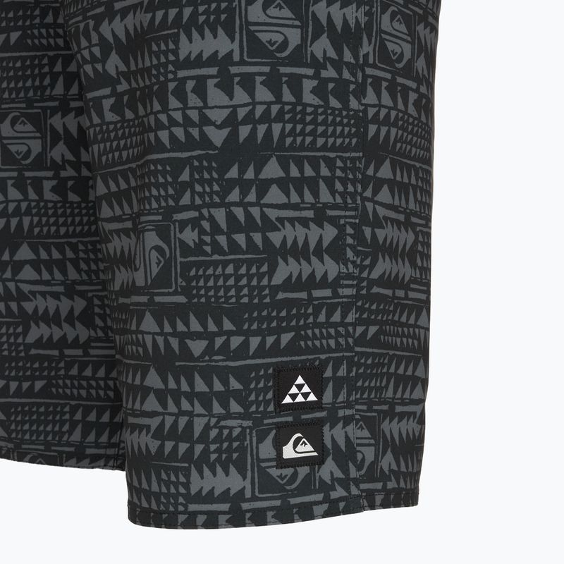 Men's Quiksilver Surfsilk Hawaii 21" Swim Shorts Black 4