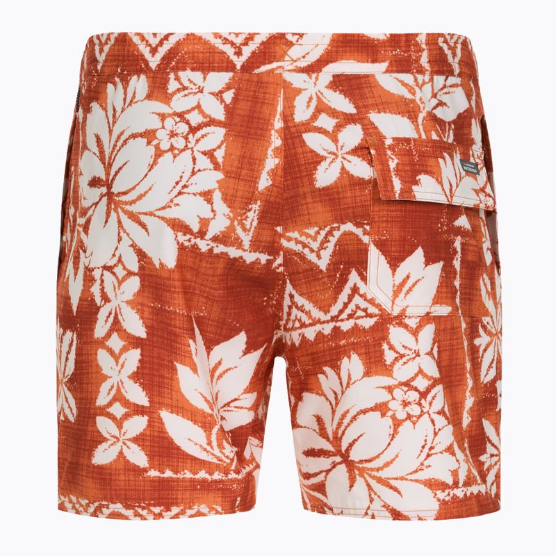 Quiksilver men's Roots Volley 17" Red swim shorts 2