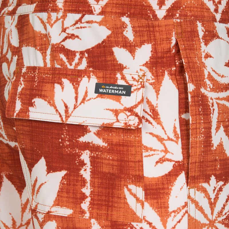 Quiksilver men's Roots Volley 17" Red swim shorts 4