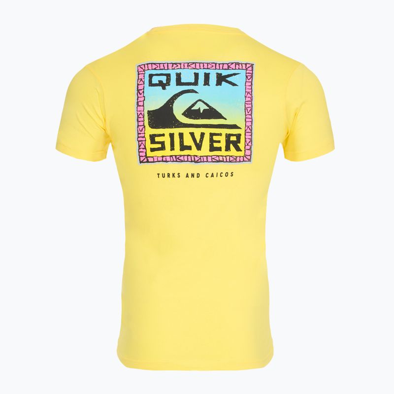 Quiksilver men's t-shirt Ndthoughtturksc yellow/pink/blue/black/green/grey 2