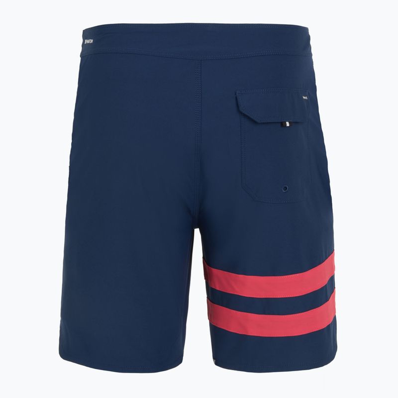 Men's Hurley Phantom Block Party 18" pagent blue swim shorts 2