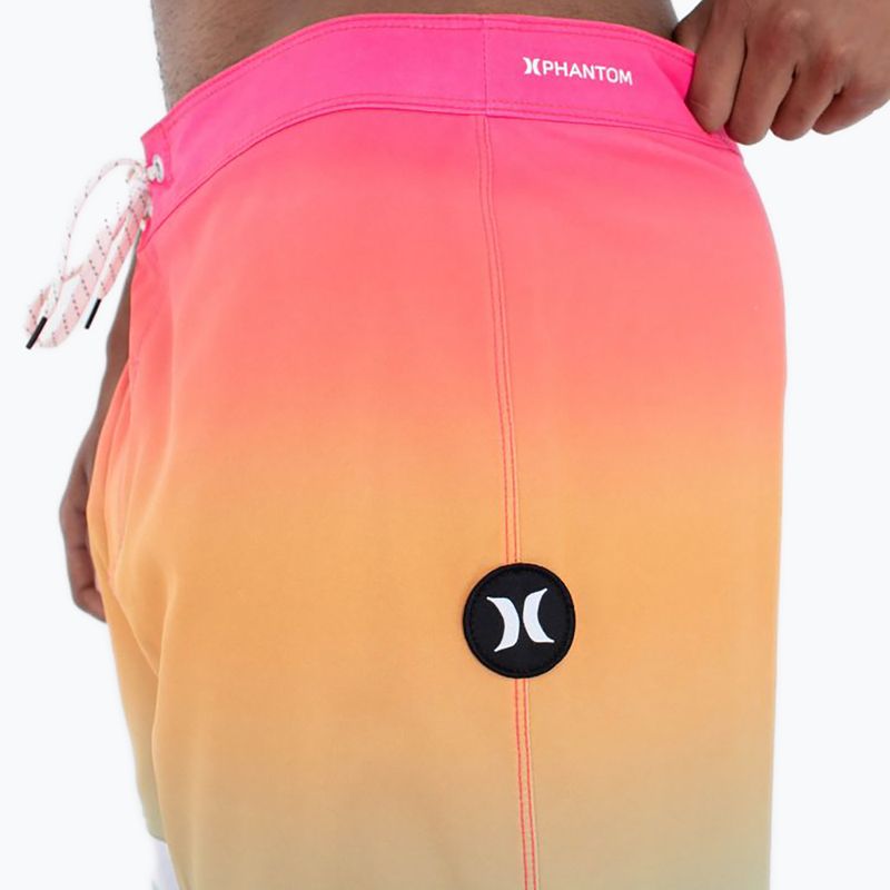 Hurley Phantom Block Party 18" men's swim shorts nectarine 2 6