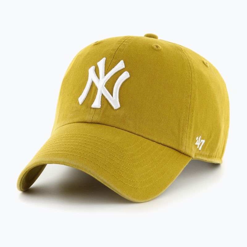 47 Brand MLB New York Yankees CLEAN UP goldenrod baseball cap