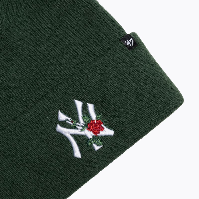 Winter hat 47 Brand MLB New York Yankees Thorn dark green 3