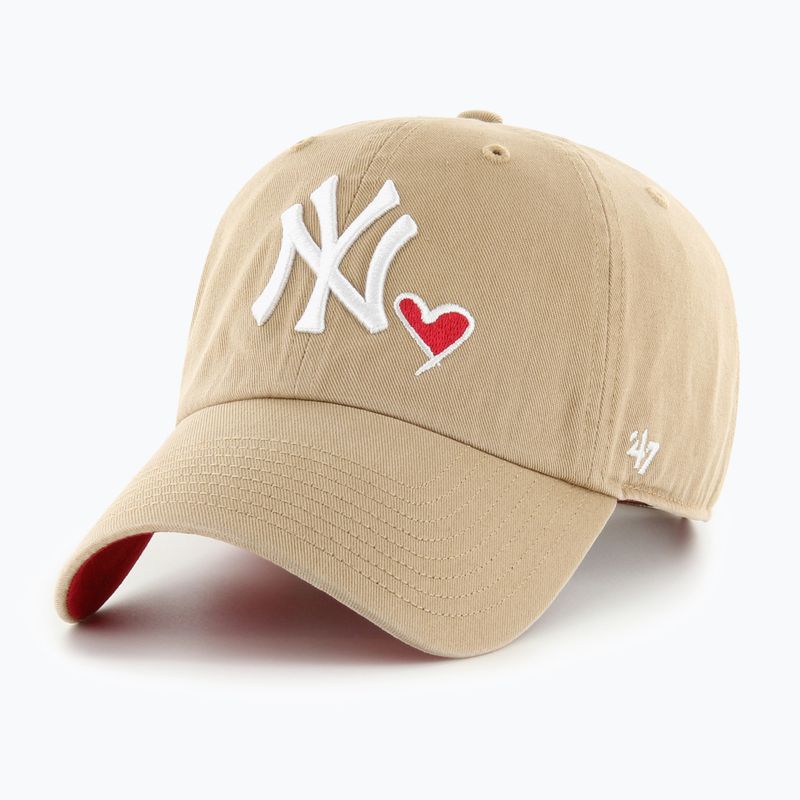 47 Brand MLB New York Yankees Icon cap CLEAN UP khaki