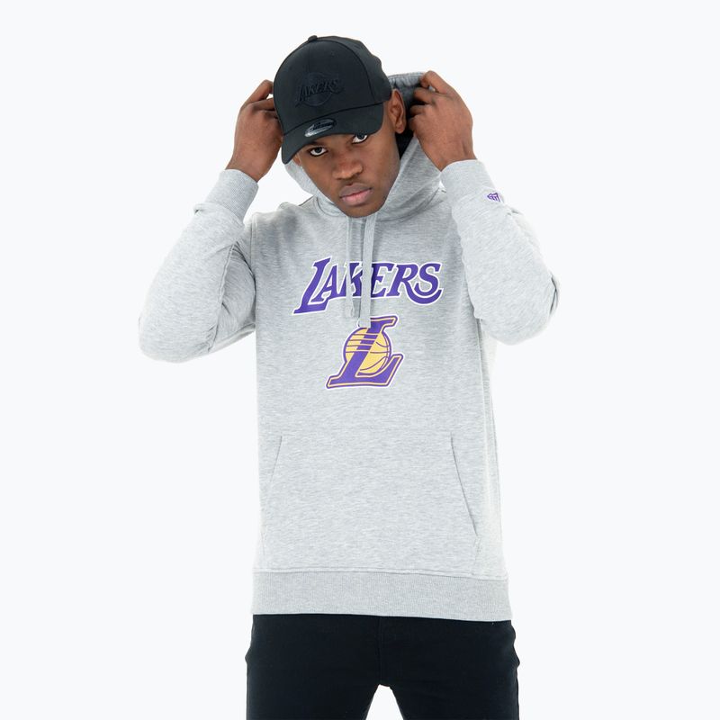 Men's New Era NBA Regular Hoody Los Angeles Lakers grey med