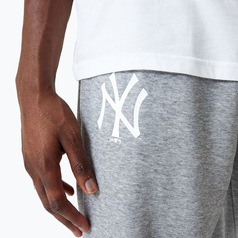 Men's New Era MLB Essentls Jogger New York Yankees grey med trousers 5