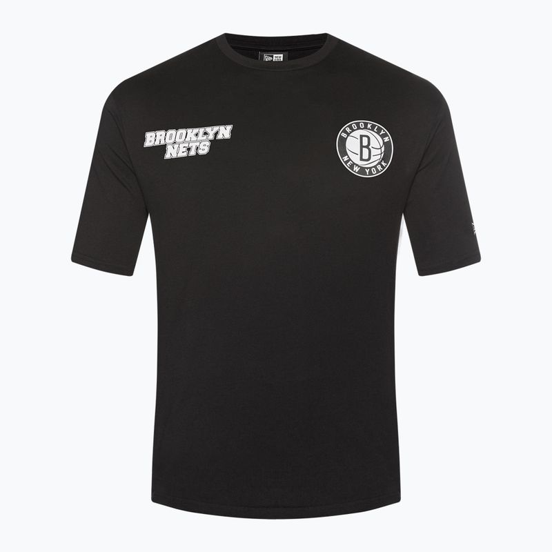 Men's New Era NBA Large Graphic BP OS Tee Brooklyn Nets black 7