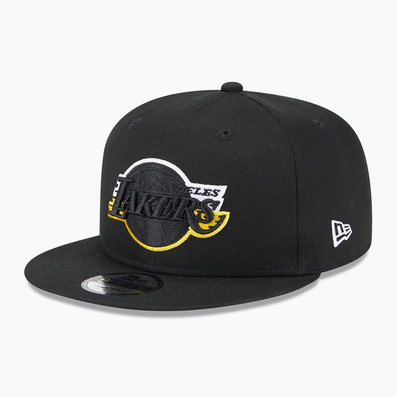 New Era Split Logo 9Fifty Los Angeles Lakers cap black 2
