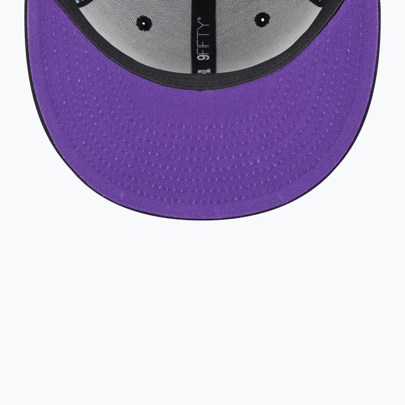 New Era Split Logo 9Fifty Los Angeles Lakers cap black 5