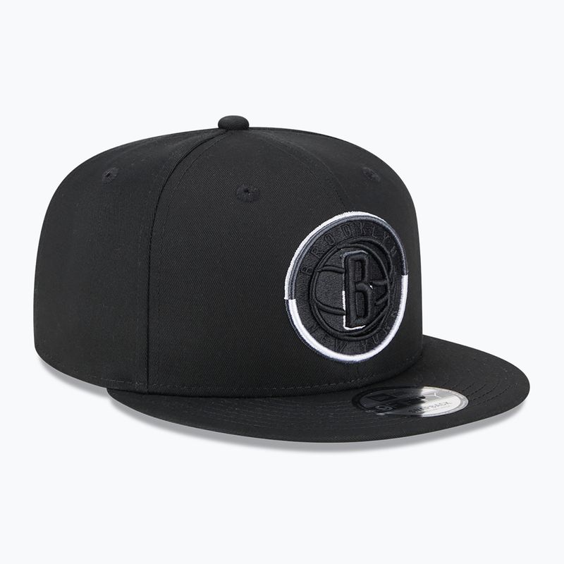 New Era Split Logo 9Fifty Brooklyn Nets cap black