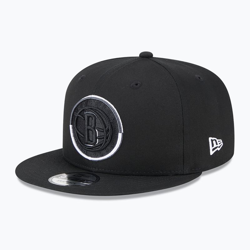 New Era Split Logo 9Fifty Brooklyn Nets cap black 2