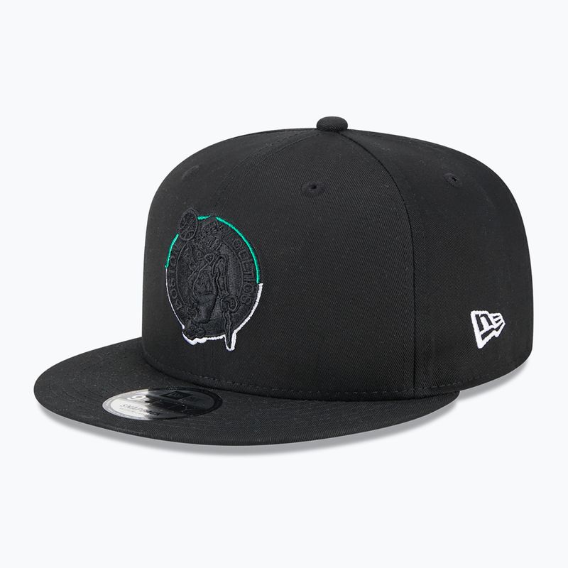 New Era Split Logo 9Fifty Boston Celtics cap black 2