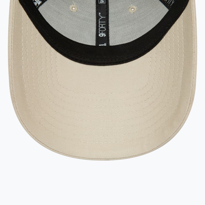 Women's New Era Flower 9Forty New York Yankees baseball cap light beige 5