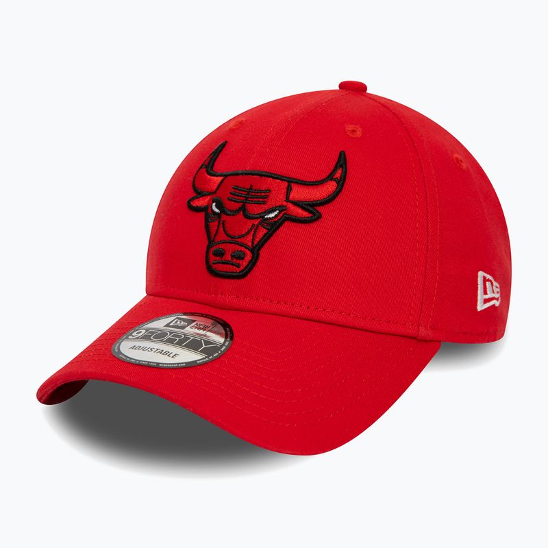 Men's New Era Side Patch 9Forty Chicago Bulls baseball cap red 2