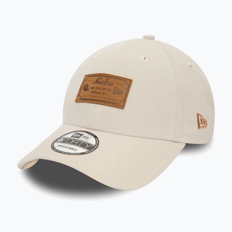 Men's New Era New World 9Forty baseball cap light beige 2