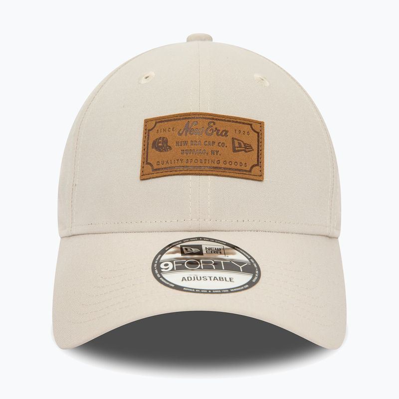 Men's New Era New World 9Forty baseball cap light beige 3