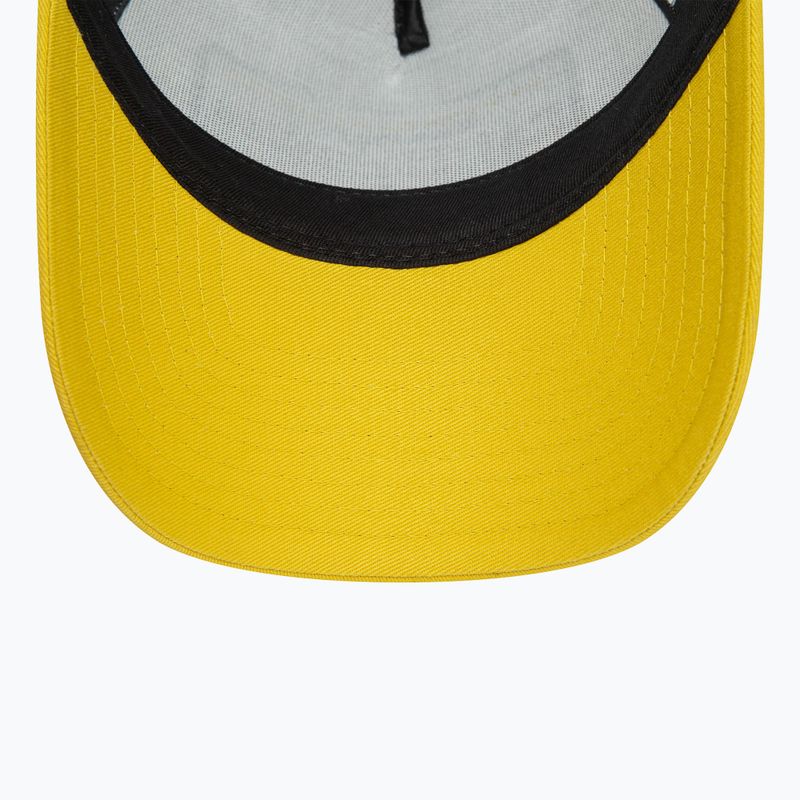 Men's New Era Patch Trucker yellow baseball cap 5
