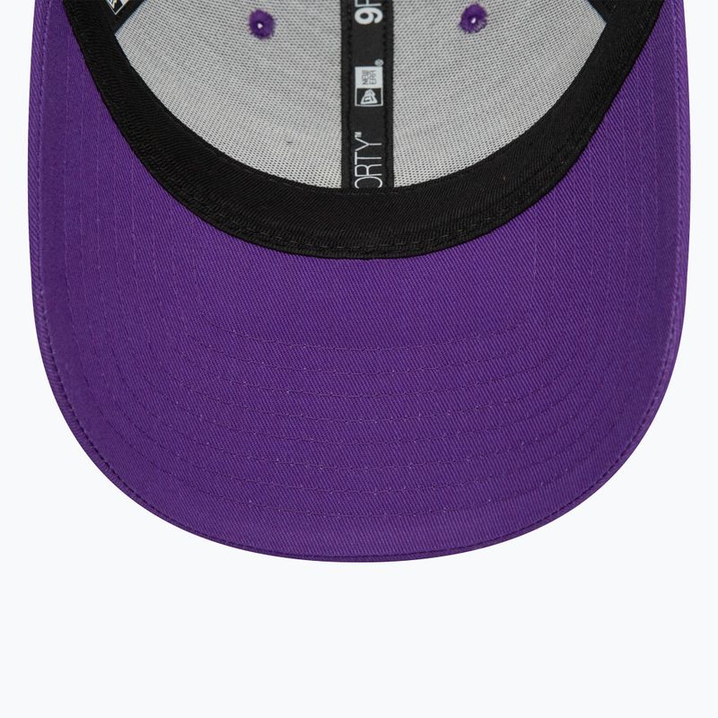 Men's New Era Home Field 9Forty Trucker Los Angeles Lakers baseball cap purple 5