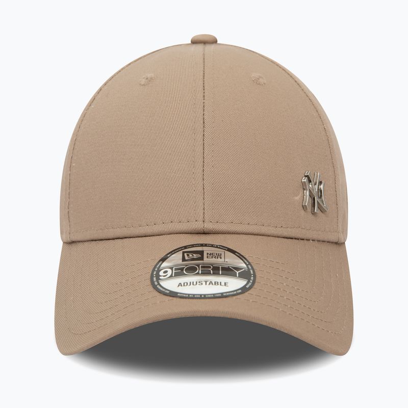 Men's New Era Flawless 9Forty New York Yankees pastel brown baseball cap 3