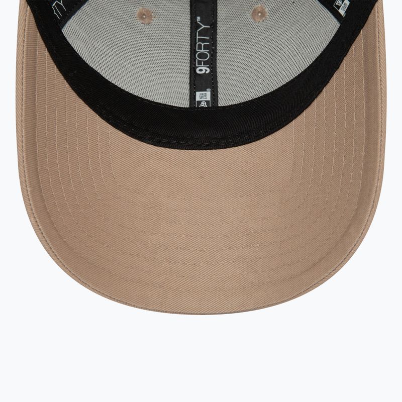 Men's New Era Flawless 9Forty New York Yankees pastel brown baseball cap 5
