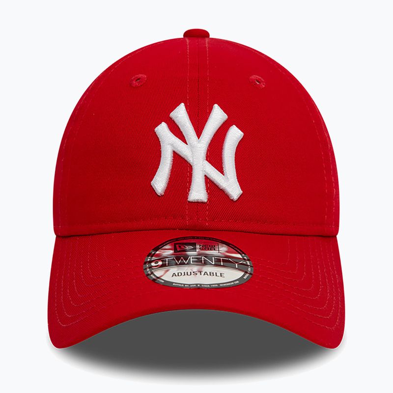 New Era League Essential 9Twenty New York Yankees baseball cap red 3