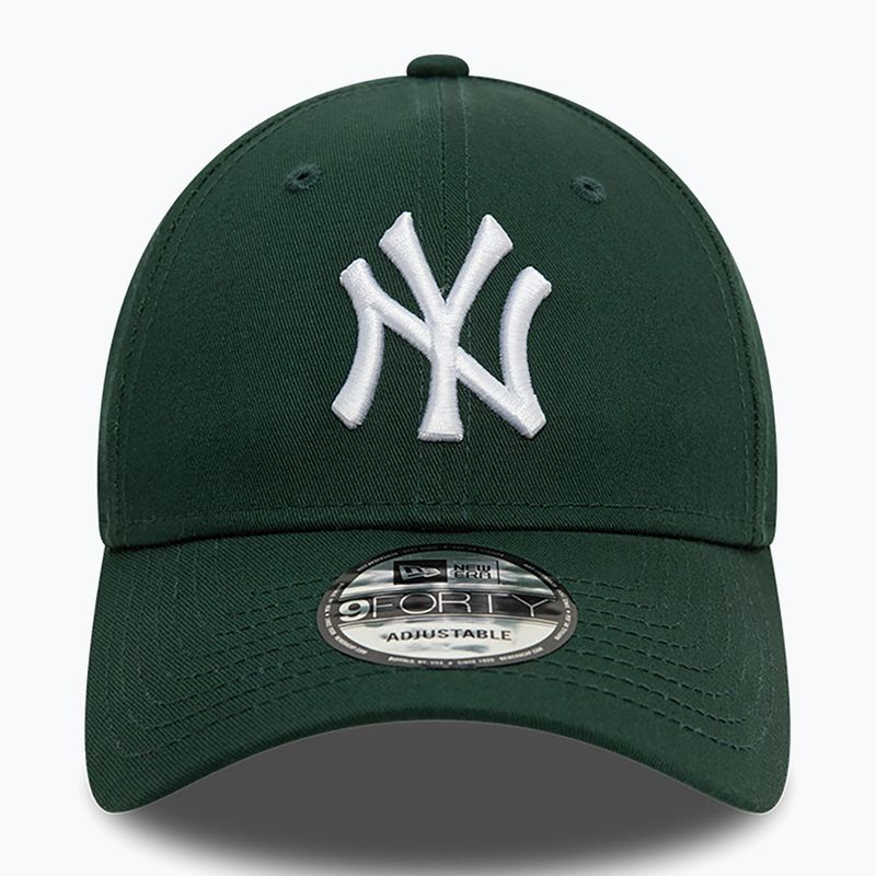 New Era League Essential 9Forty New York Yankees baseball cap dark green 2