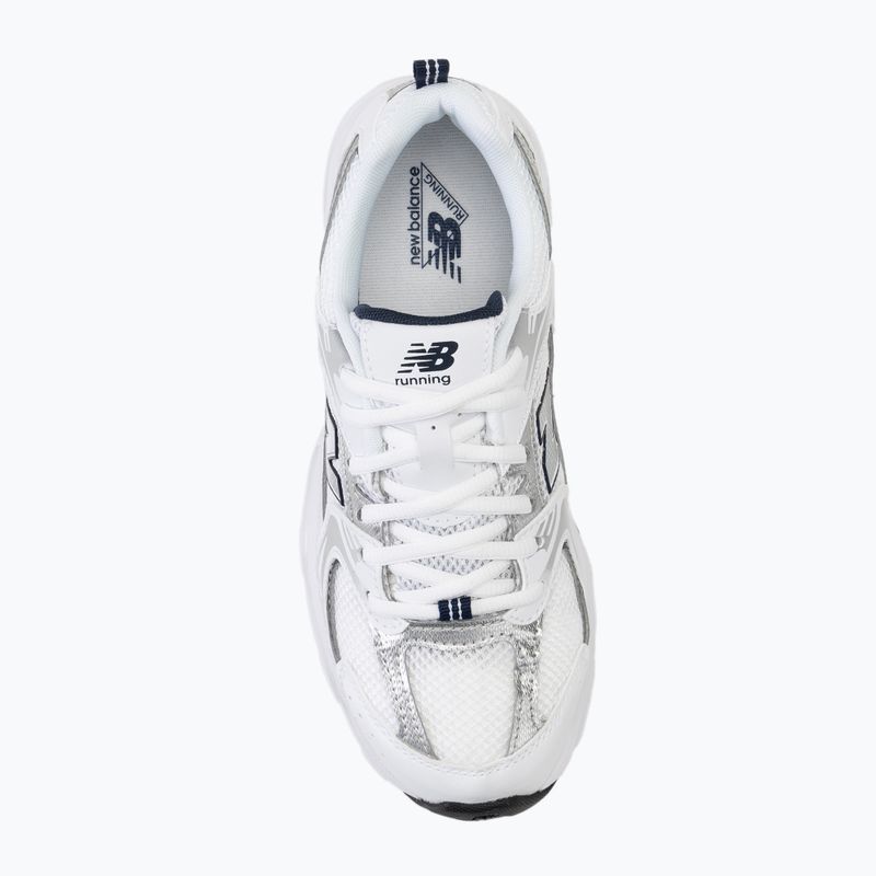 New Balance 530's V1 white children's shoes 5
