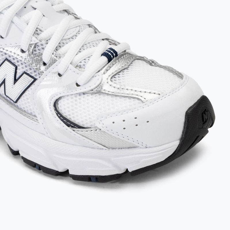 New Balance 530's V1 white children's shoes 7