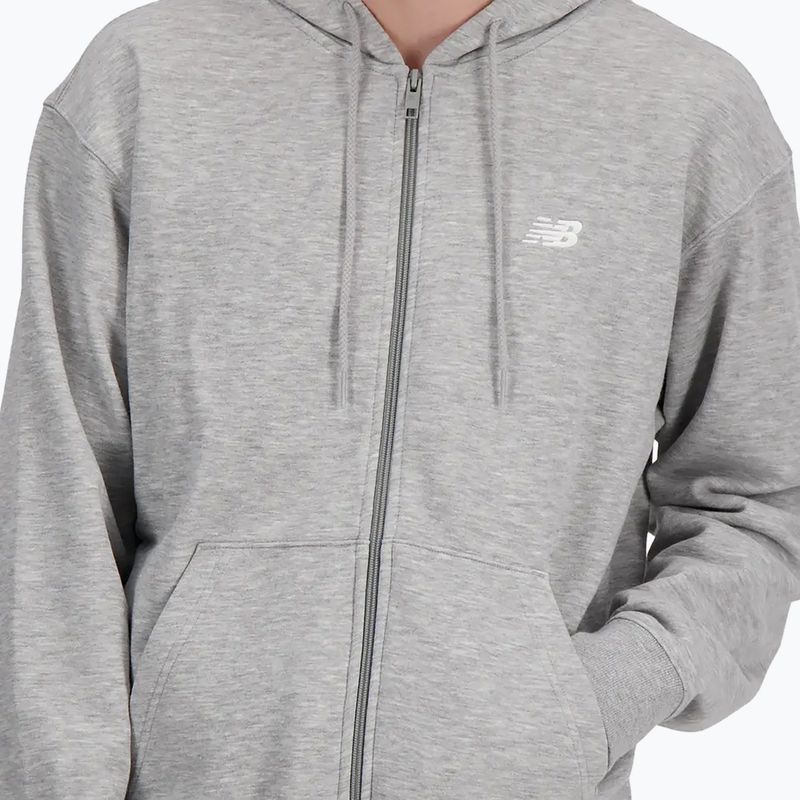 Men's New Balance Stacked Logo French athletic grey sweatshirt 4