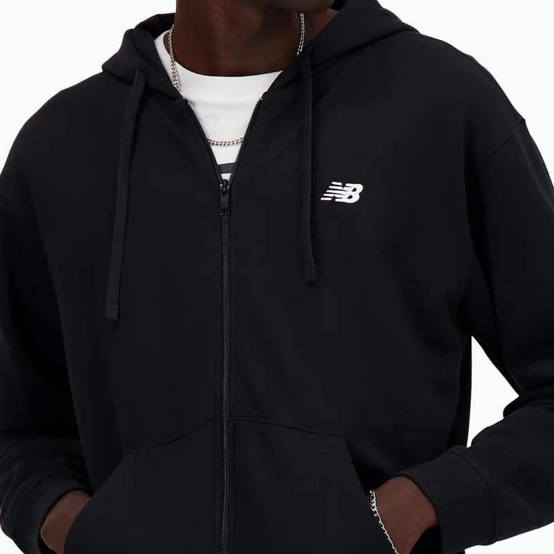 Men's New Balance Stacked Logo sweatshirt French black 4