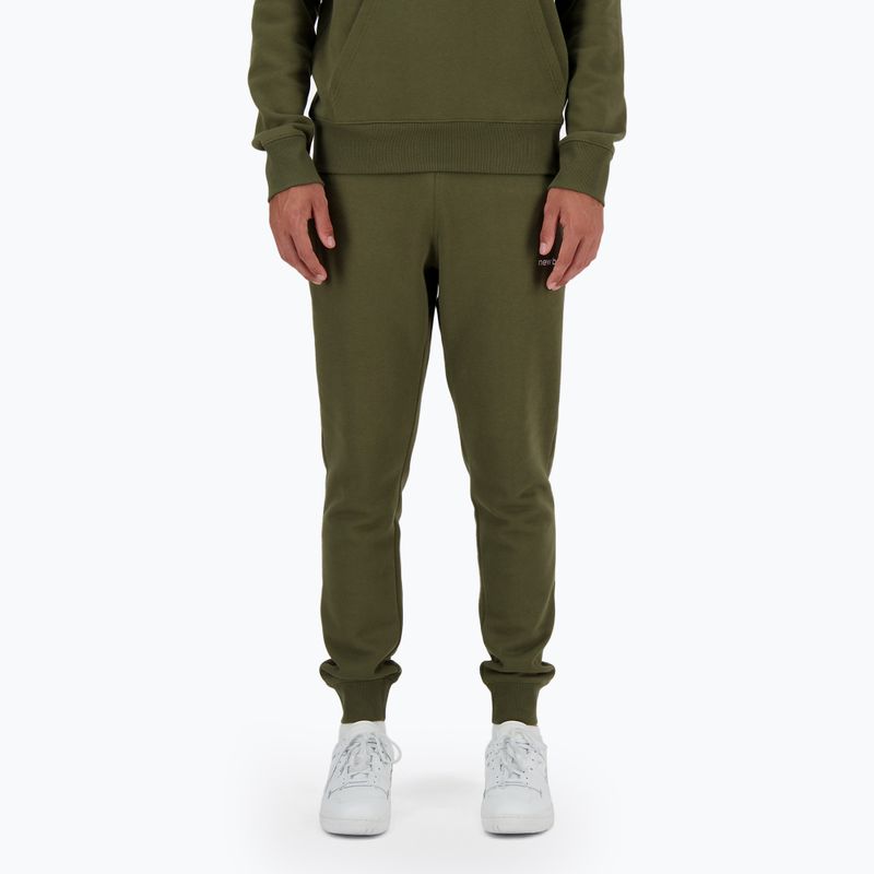 Men's New Balance Classic Core Fleece dark moss trousers