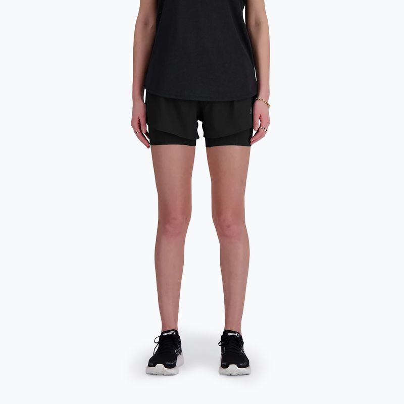 New Balance women's shorts 2IN1 3" black