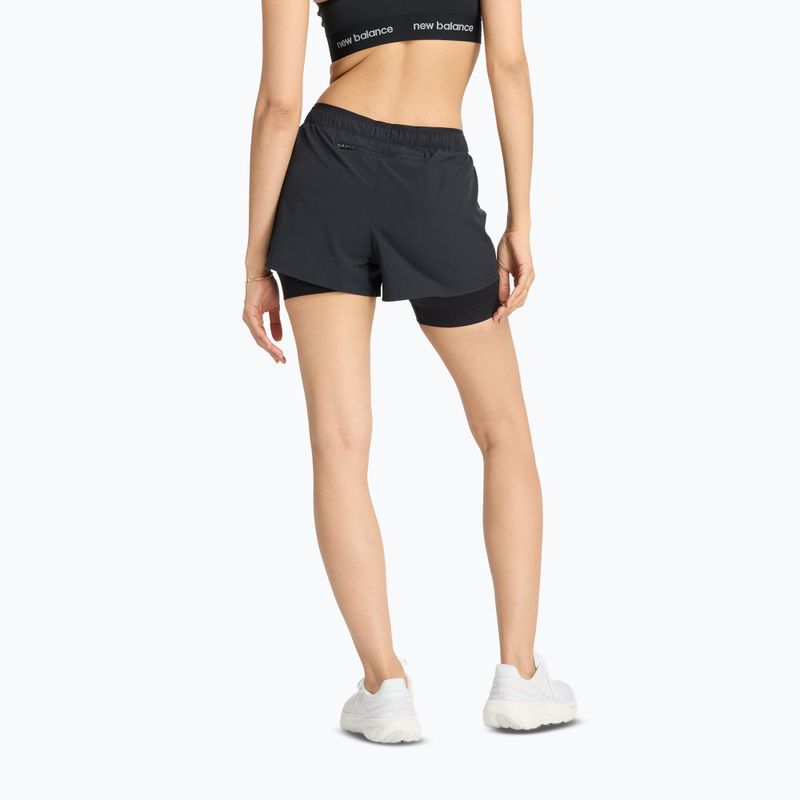 New Balance women's shorts 2IN1 3" black 3