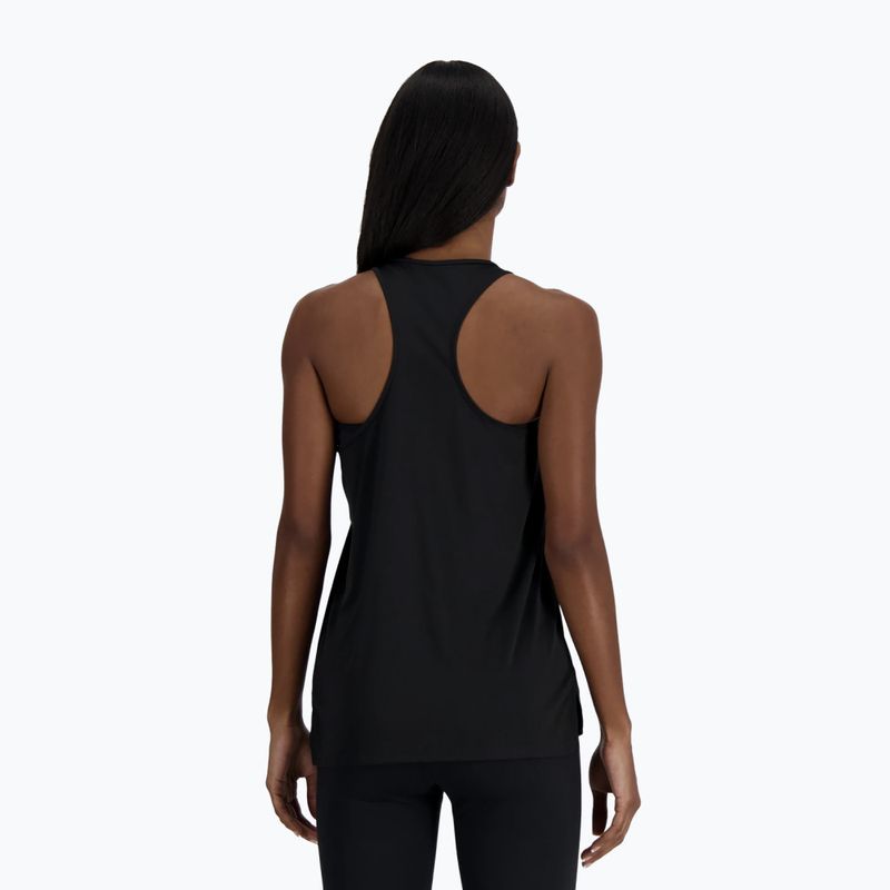 Women's running T-shirt New Balance Sport Essentials Tank black/white 2