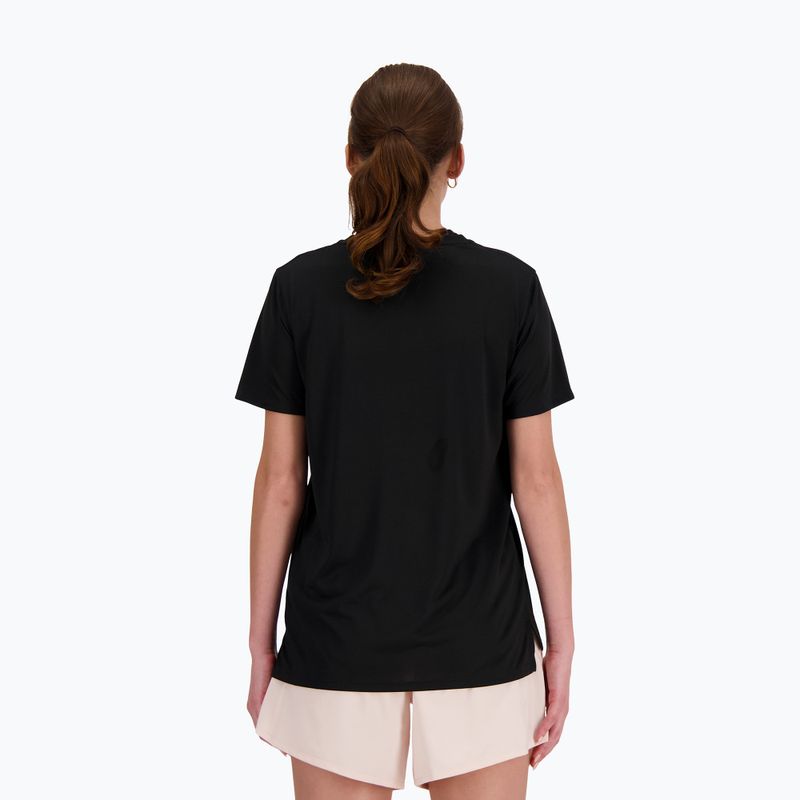 Women's New Balance Essentials SS running shirt black 2