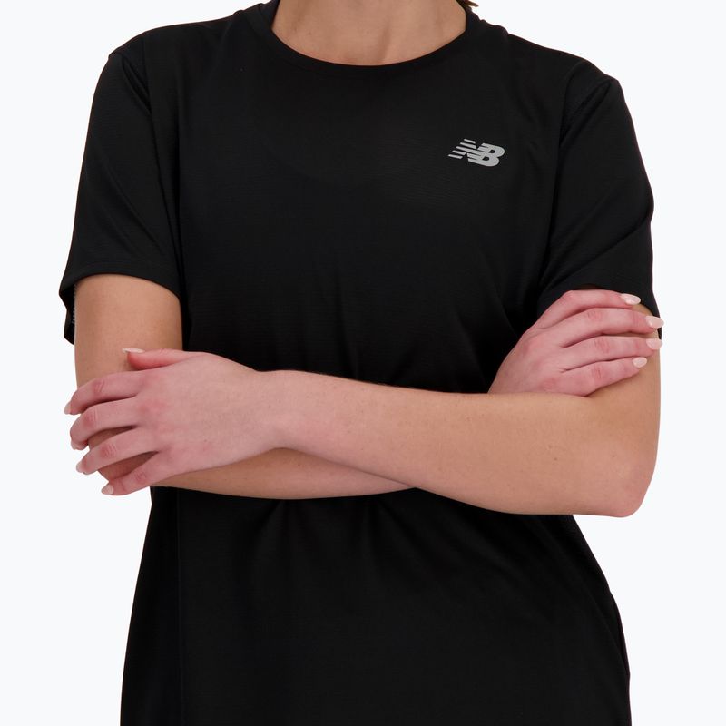 Women's New Balance Essentials SS running shirt black 4