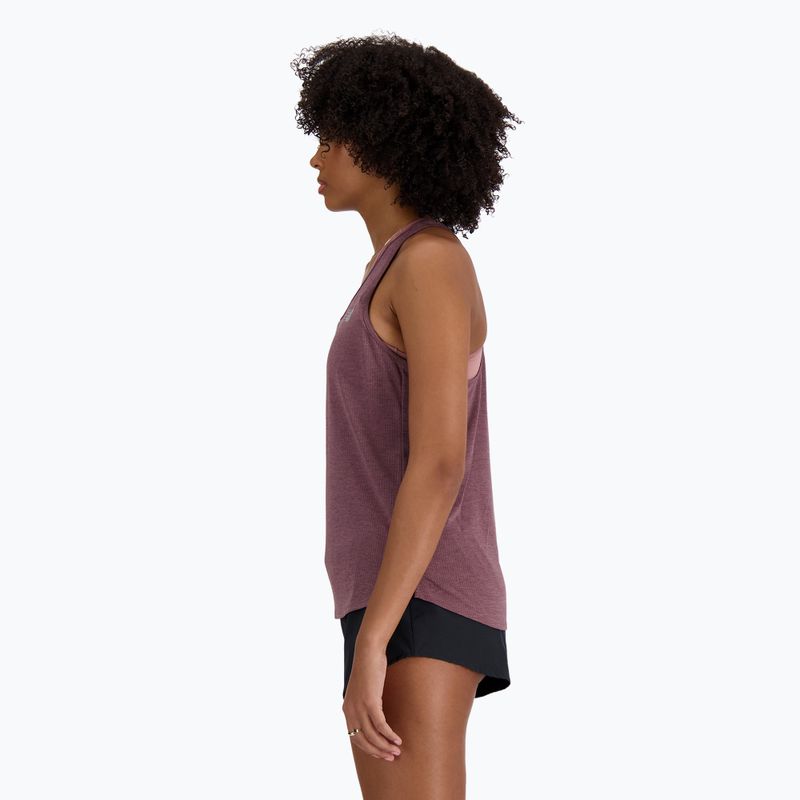 Women's New Balance Athletics Tank Top licorice heather 4