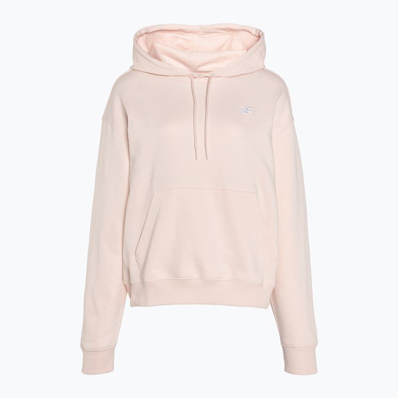 Women's New Balance French Terry Small Logo Hoodie quartzpi 5