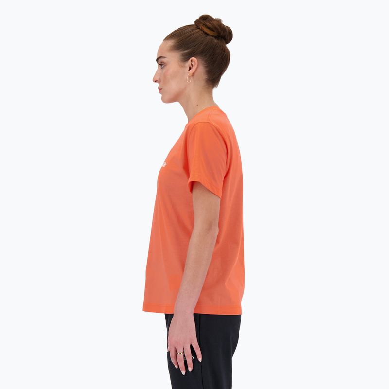 Women's New Balance Script Tee gulfred 2