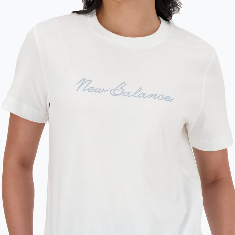 Women's New Balance Script Tee white 4