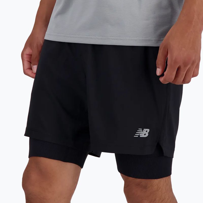 Men's shorts New Balance AC Seamless 7" black 4