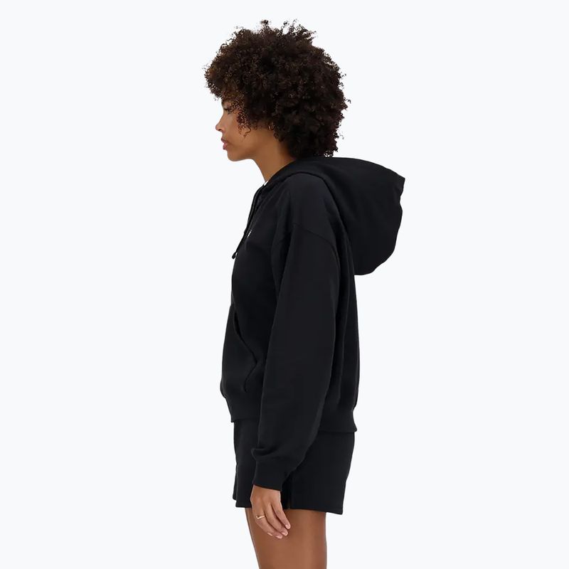 Women's New Balance French Terry Full Zip sweatshirt black 3