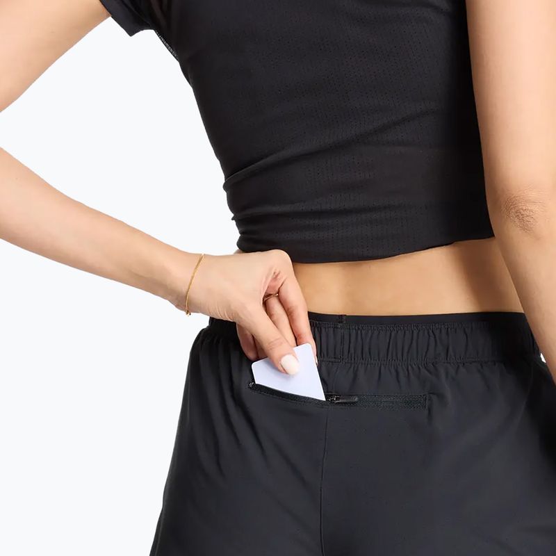 Women's running shorts New Balance RC 5" black/white 4