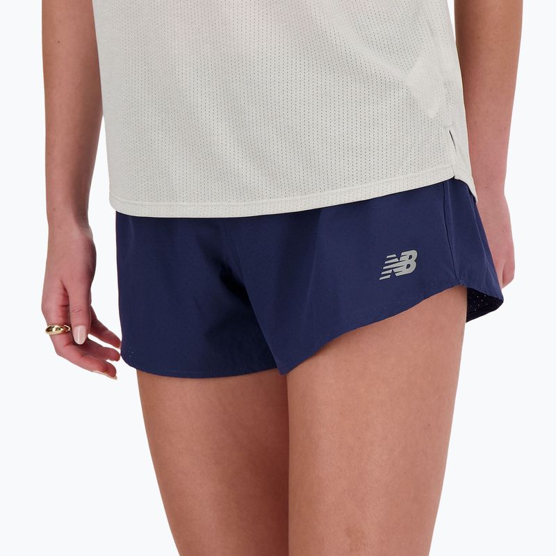 Women's shorts New Balance RC Seamless 3" blue 4